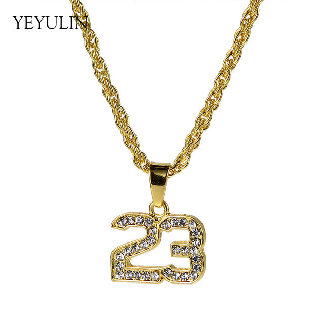 New Full Rhinestone Uzi Gun Cross Pendant Necklaces Long Cuban Link Chain Fashion Necklace For Unisex Hip Hop Jewelry