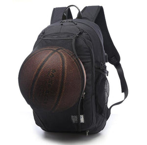 Outdoor Men's Sports Gym Bags Basketball Backpack School Bags For Teenager Boys Soccer Ball Pack Laptop Bag Football Net Gym Bag