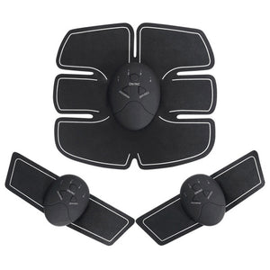 Muscle Massager Training Body Shape Fit Set ABS Six Pad Abdominal  electric muscle stimulator Massage Trainer Sticker Controlle